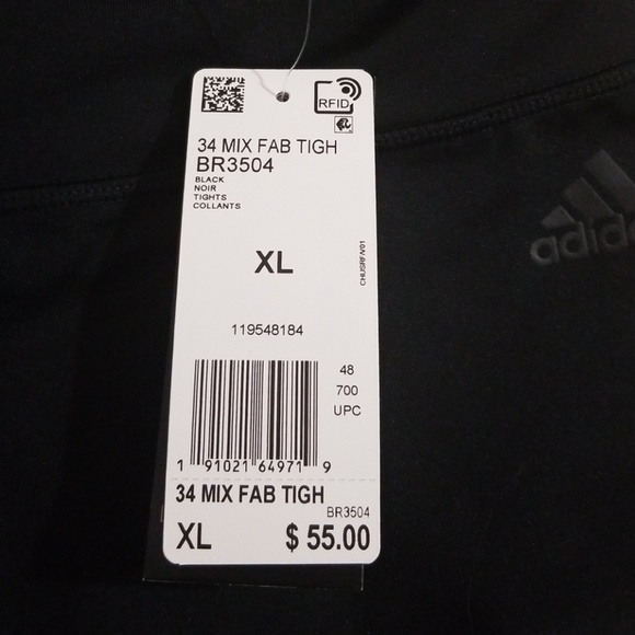 ❌SOLD ❌Adidas 3/4 Tights Mid Rise - Picture 7 of 8